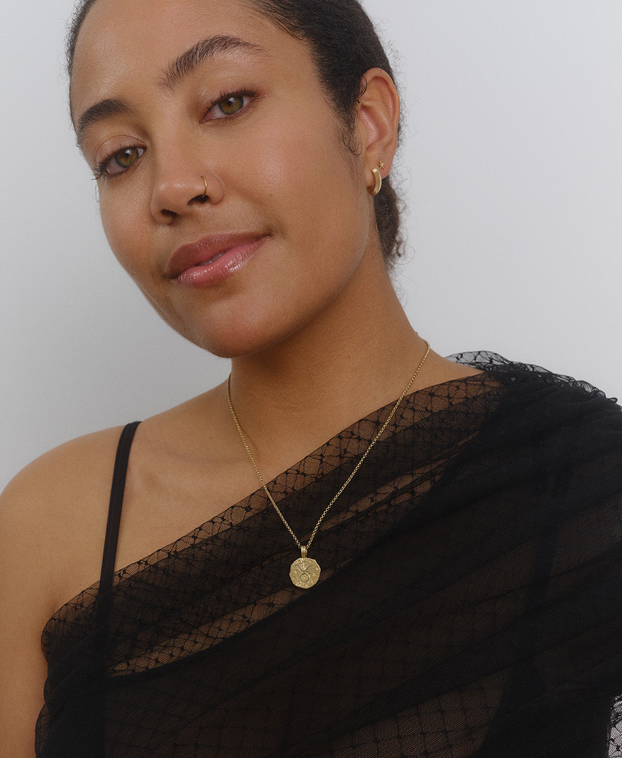 Zoe & Morgan | Sun In Taurus Necklace - Gold