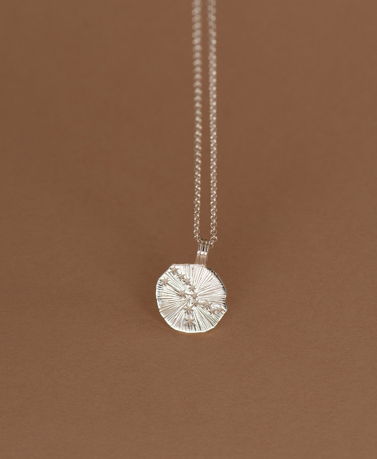 Zoe & Morgan | Sun In Taurus Necklace - Silver
