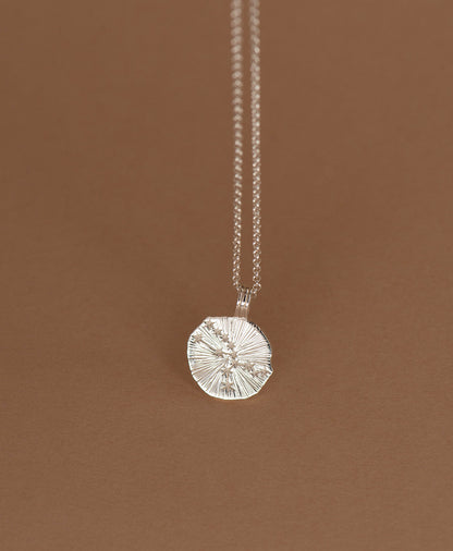 Zoe & Morgan | Sun In Taurus Necklace - Silver
