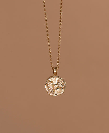 Zoe & Morgan | Sun In Virgo Necklace - Gold
