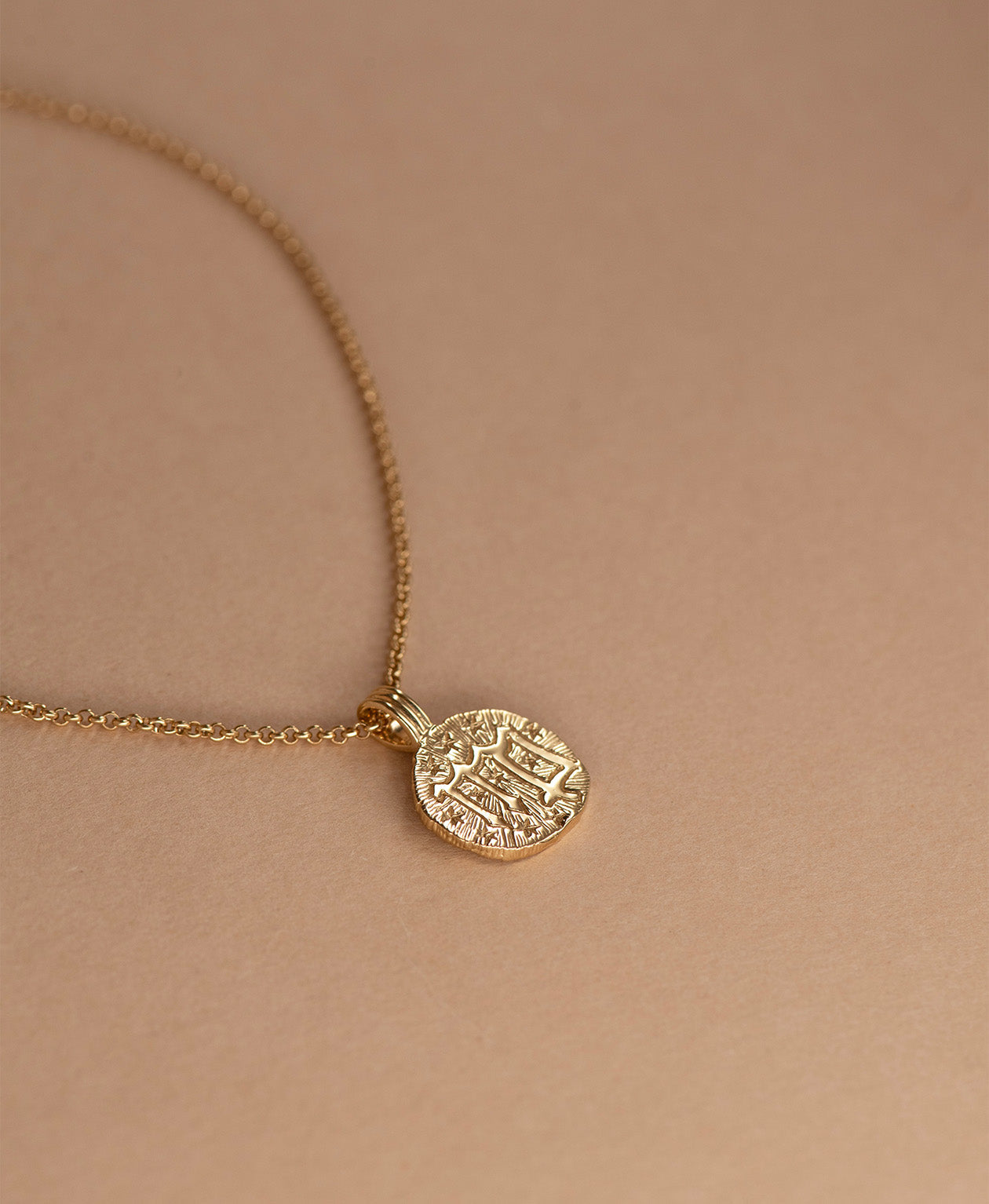 Zoe & Morgan | Sun In Virgo Necklace - Gold