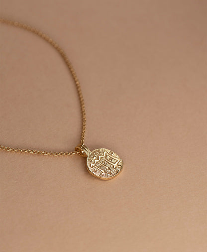 Zoe & Morgan | Sun In Virgo Necklace - Gold
