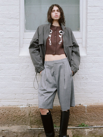 Wynn Hamlyn | Pansy Flower Cardigan - Chocolate