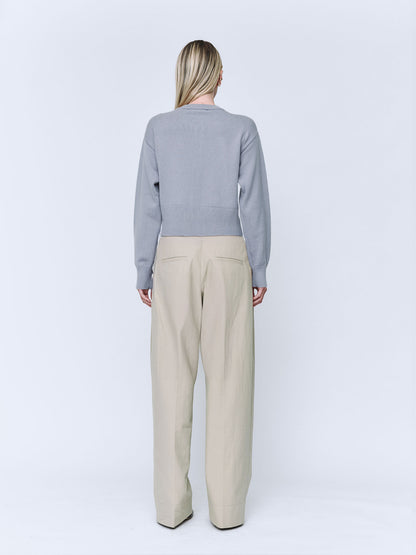Wynn Hamlyn | Pansy Flower Cardigan - Grey