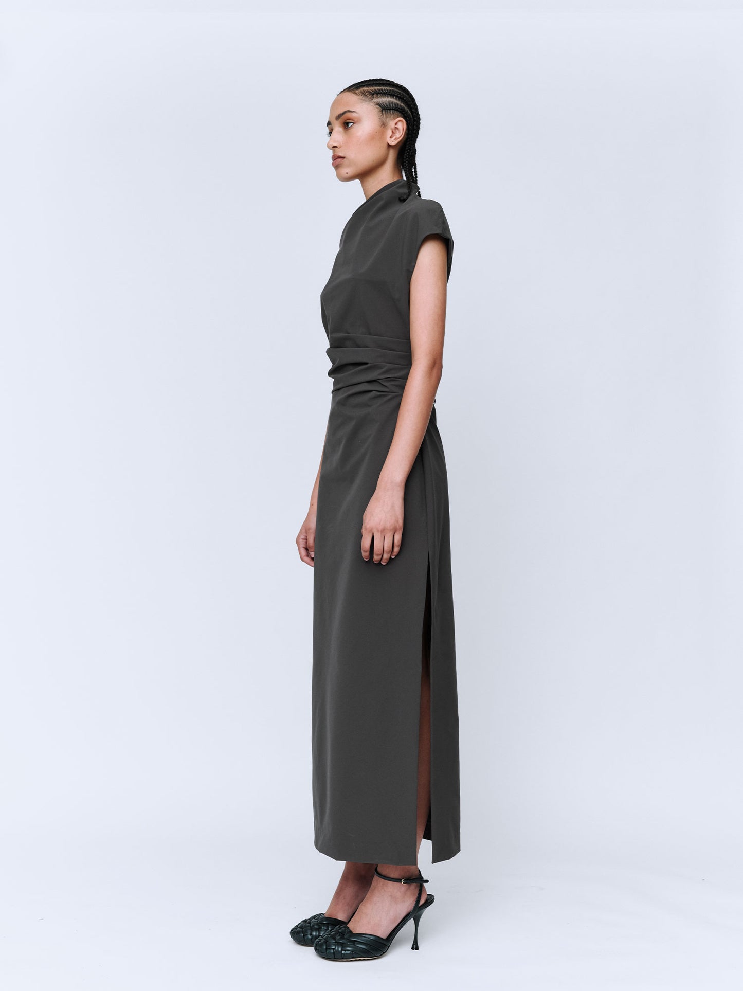 Wynn Hamlyn | Rita Maxi Dress - Charcoal