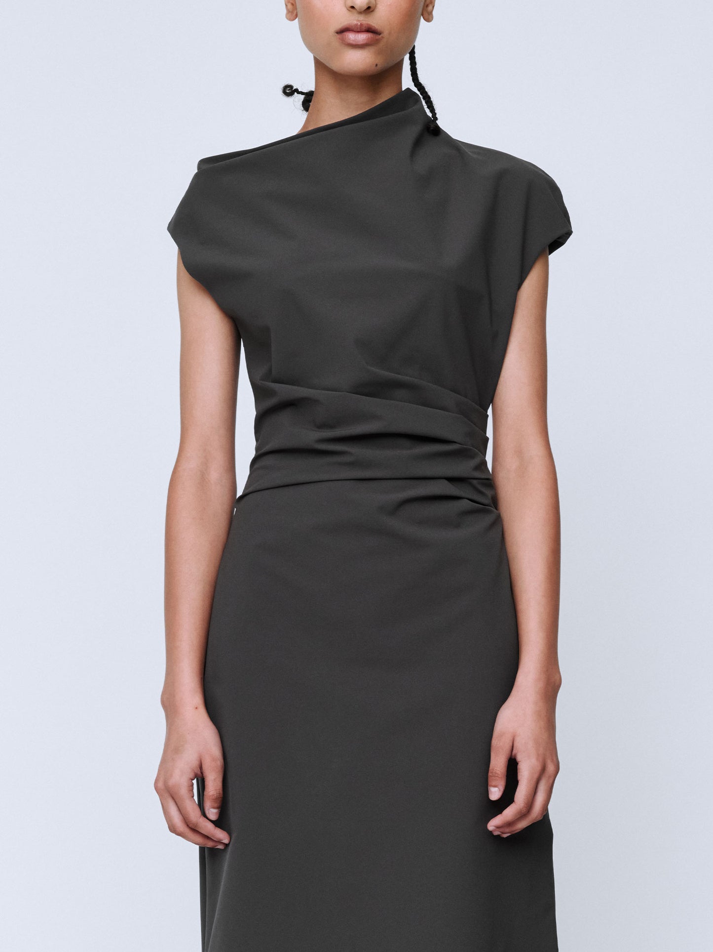 Wynn Hamlyn | Rita Maxi Dress - Charcoal