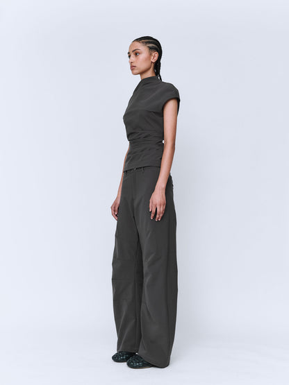Wynn Hamlyn | Rita Top - Charcoal