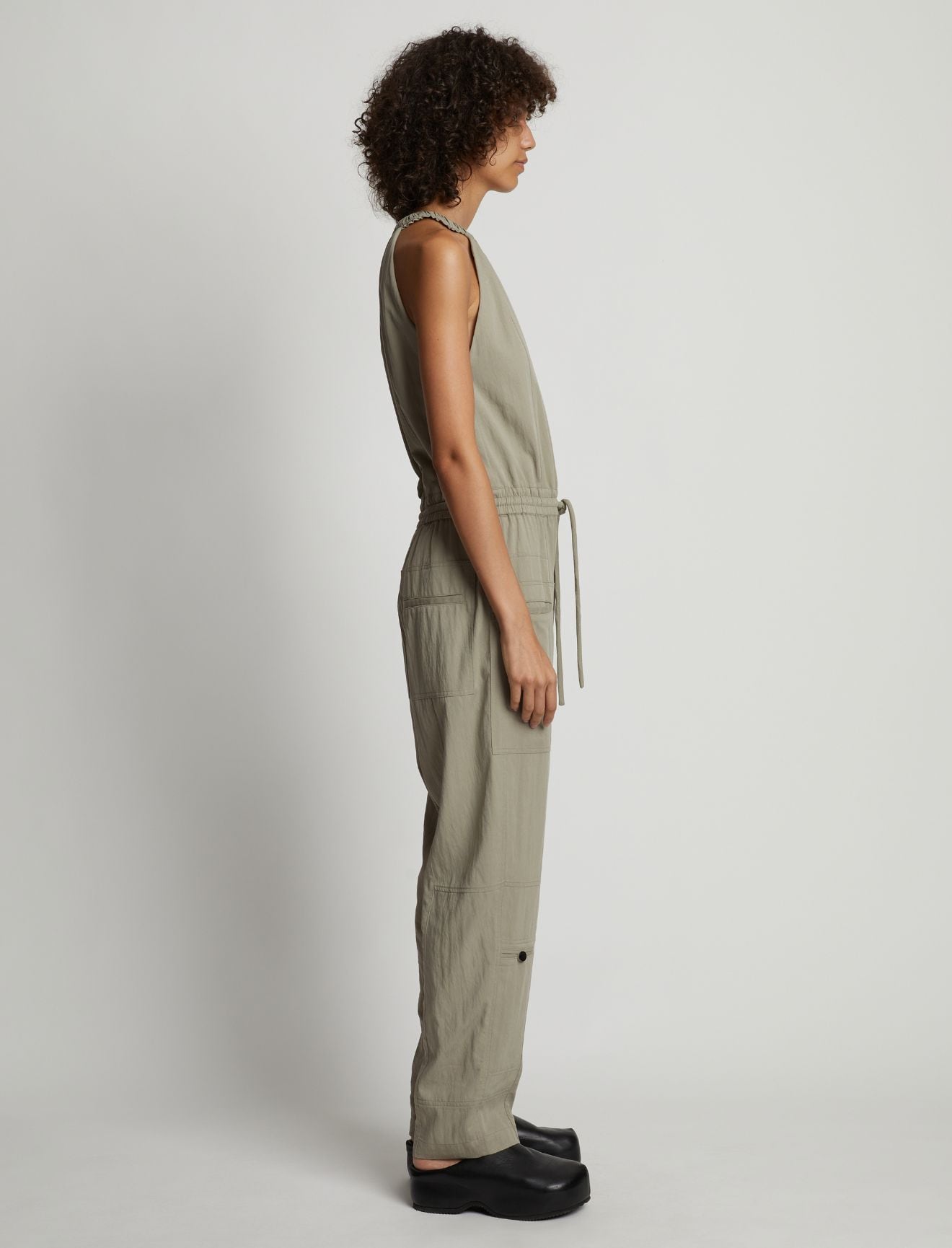 Proenza Schouler White Label | Drapey Tank Jumpsuit - Black