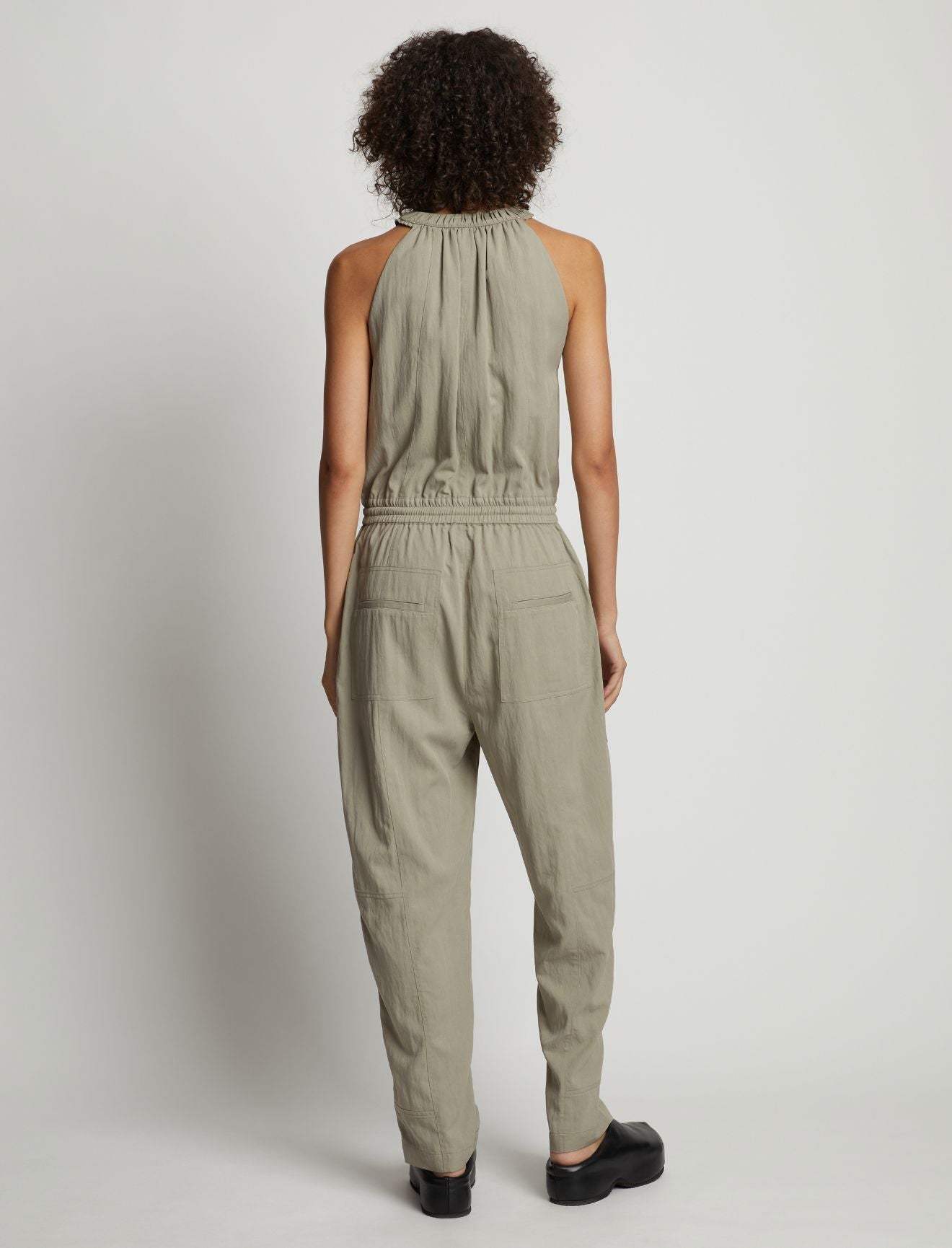Proenza Schouler White Label | Drapey Tank Jumpsuit - Black