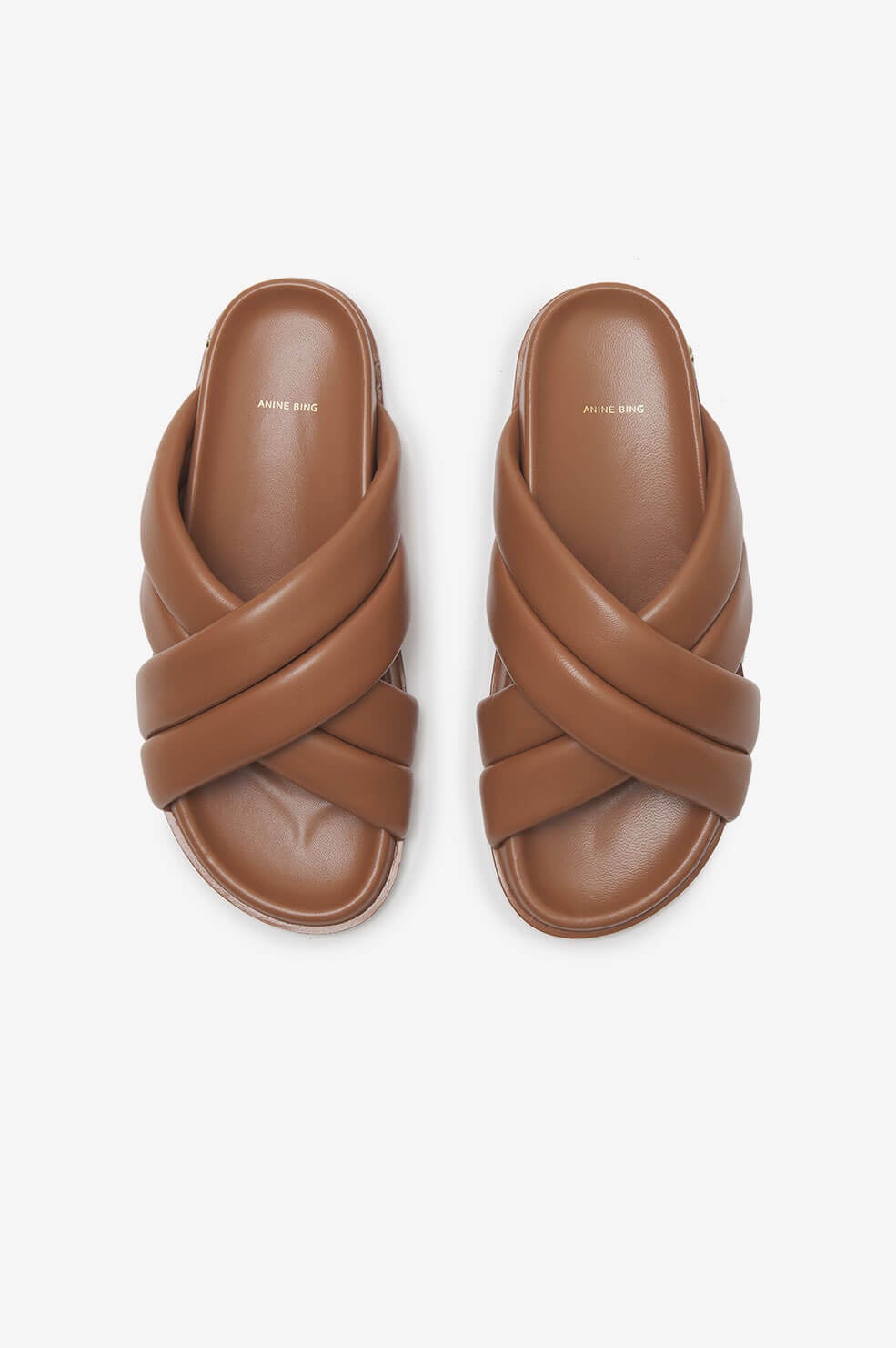 Anine Bing | Lizzie Slides - Cognac