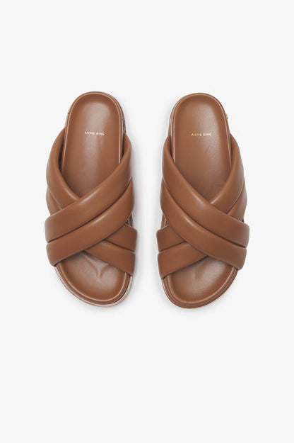 Anine Bing | Lizzie Slides - Cognac