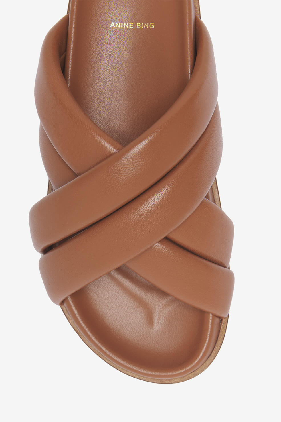Anine Bing | Lizzie Slides - Cognac