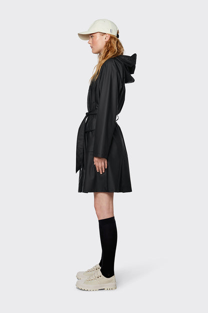 Rains | Curve Long Jacket - Black