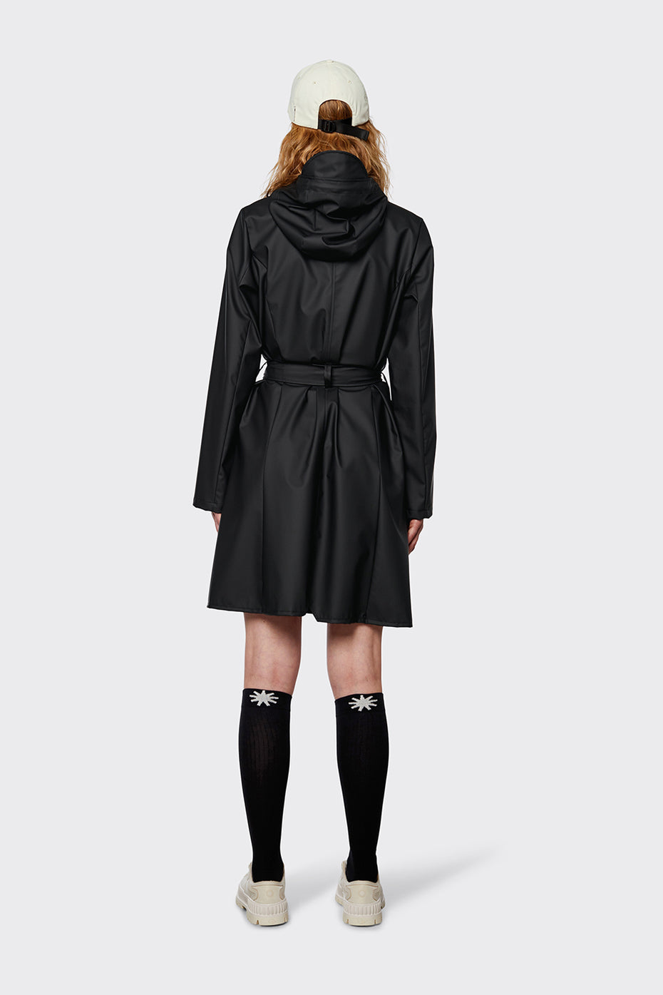 Rains | Curve Long Jacket - Black