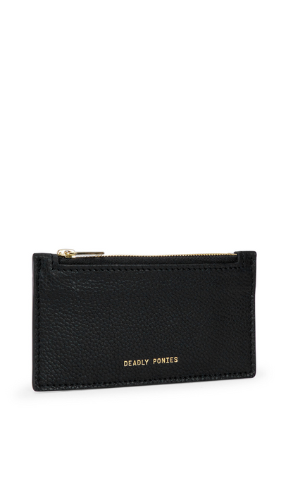 Deadly Ponies | Card Holder - Black/Brass
