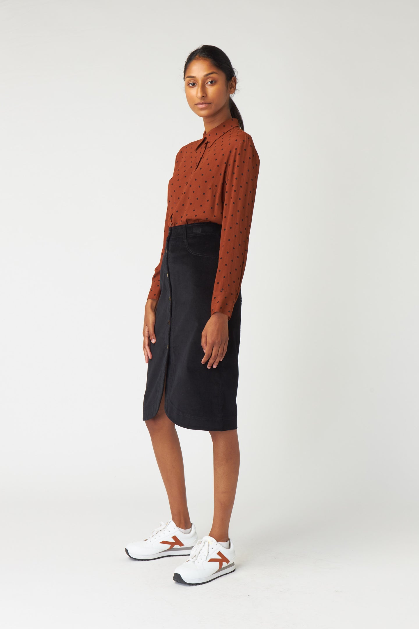 Kate Sylvester | Dotty Shirt - Tobacco