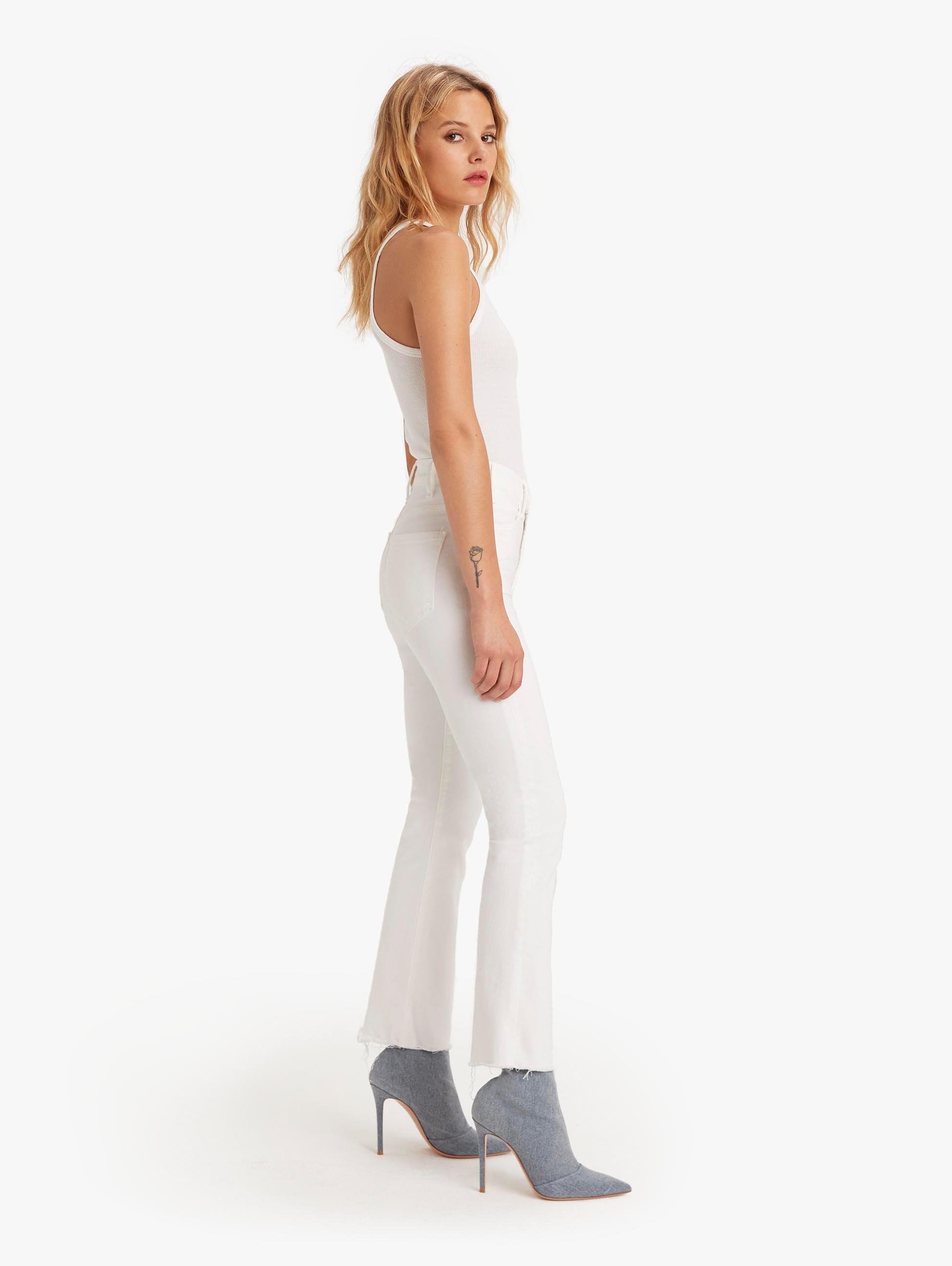 Edwards Imports Ltd Womens Jeans Mother Denim | The Hustler Ankle Fray - Fairest of Them All