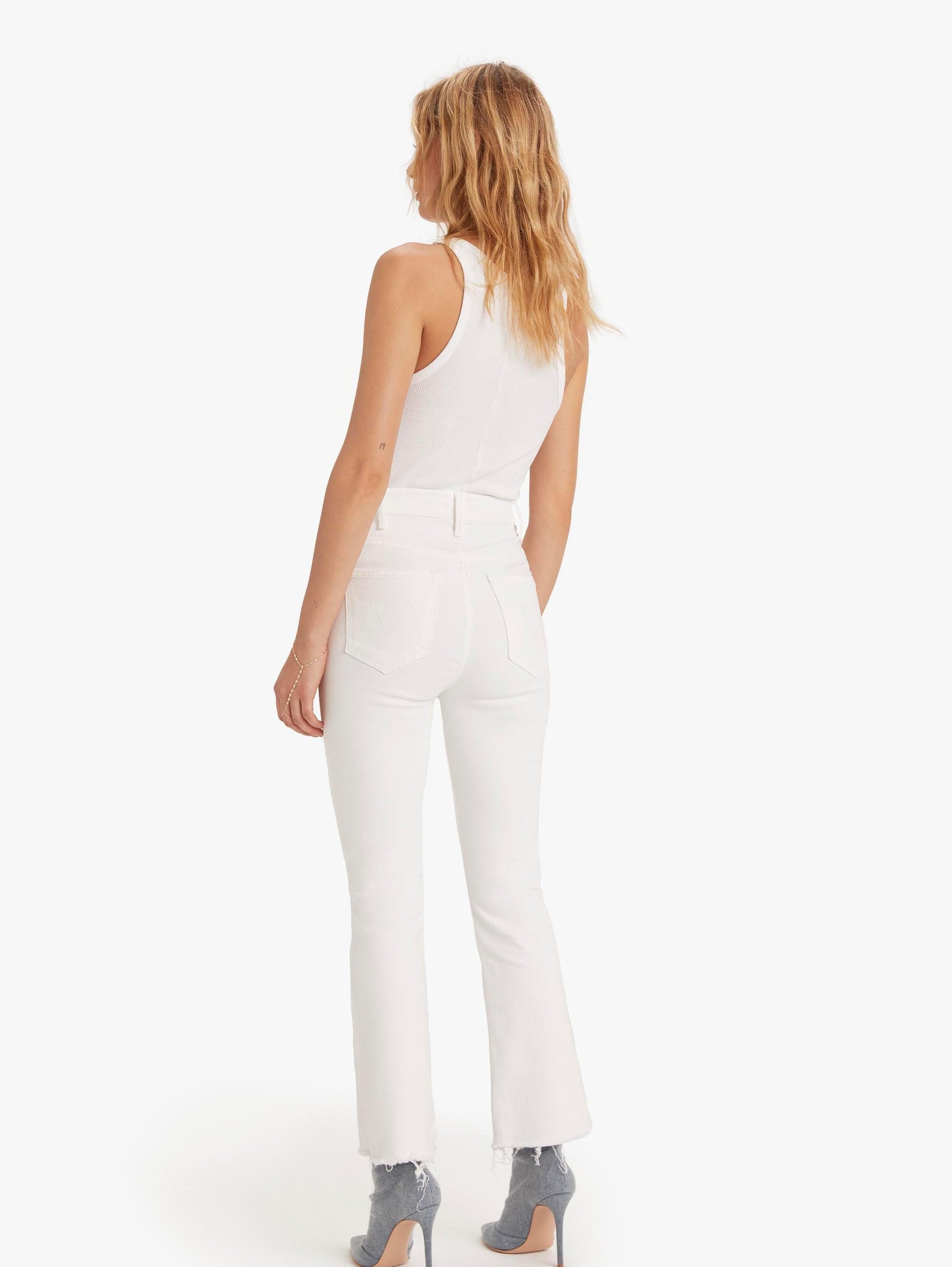 Edwards Imports Ltd Womens Jeans Mother Denim | The Hustler Ankle Fray - Fairest of Them All
