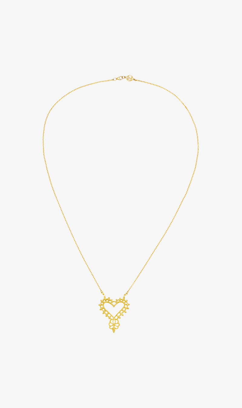 Zoe & Morgan | Gypsy Love Necklace - Gold