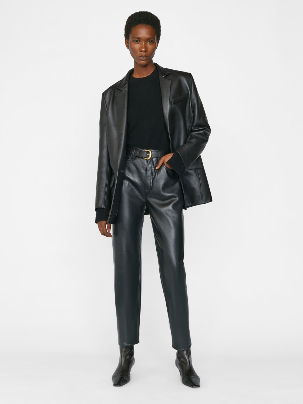 Frame Denim | Le High N Tight Straight - Noir