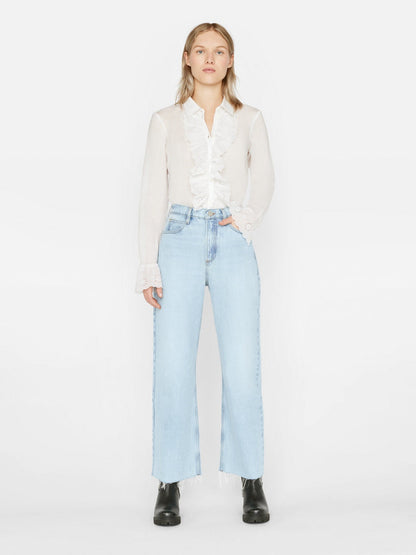 Frame Denim | Le High N Tight Wide Crop - Legacy Chew