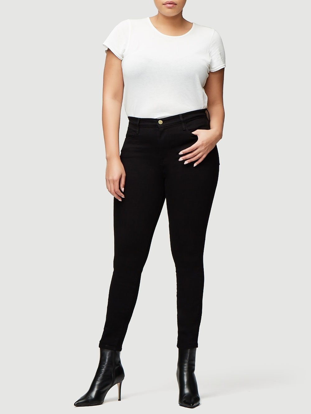 Frame denim | Le High Skinny - Film Noir