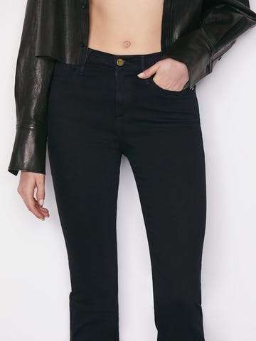 Frame Denim | Le High Straight Jean - Film Noir