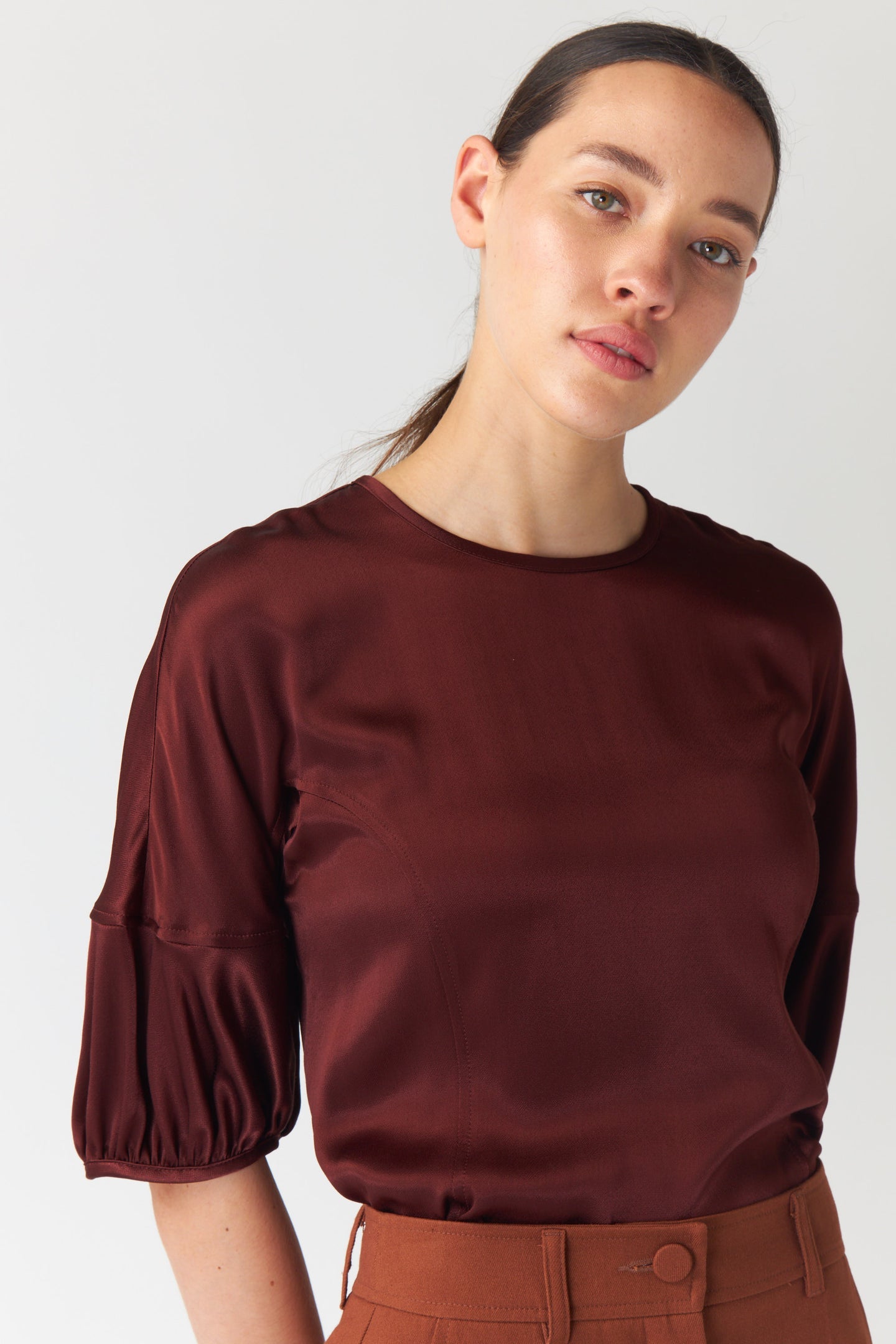 Kate Sylvester | Lara Top - Espresso