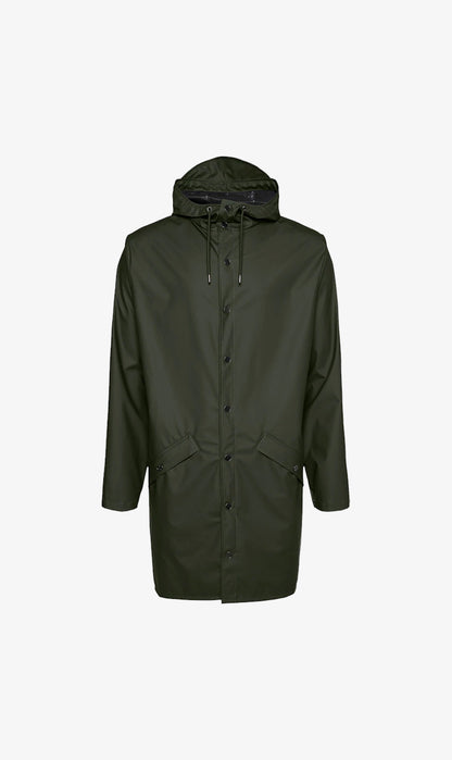 RAINS | Long Jacket - Green