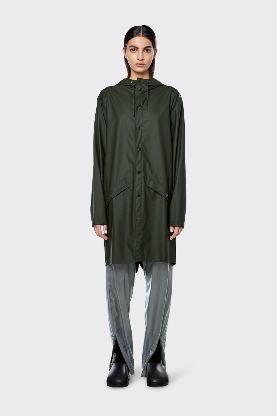 RAINS | Long Jacket - Green