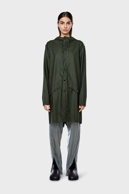 RAINS | Long Jacket - Green