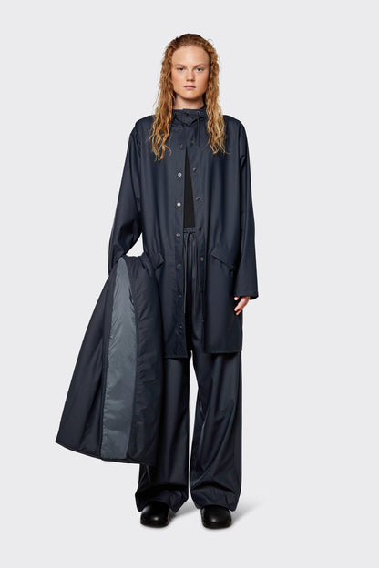 RAINS | Long Jacket - Navy