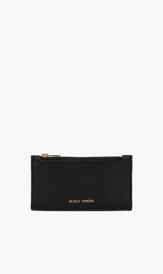 Deadly Ponies | Card Holder - Black/Brass