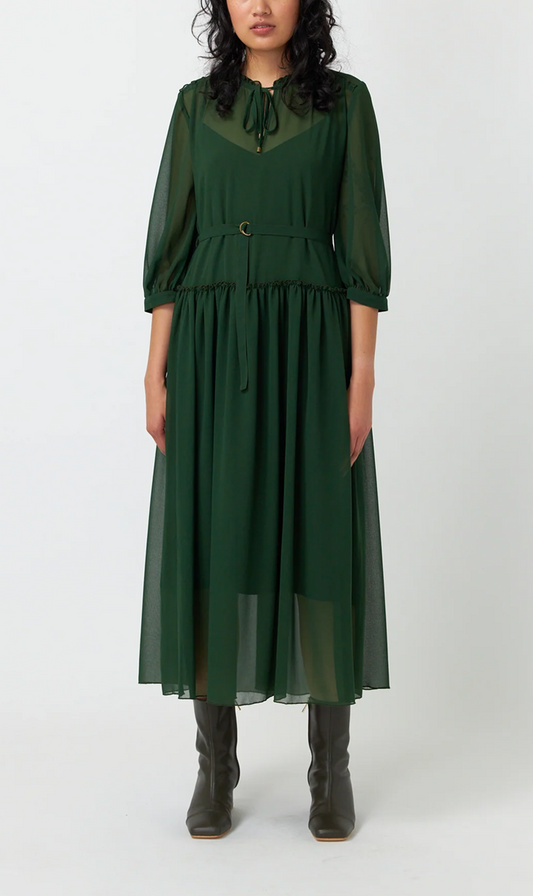 Kate Sylvester | Billowy Dress - Emerald