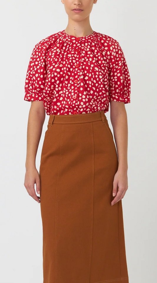 Kate Sylvester | Pebbles Blouse - Red