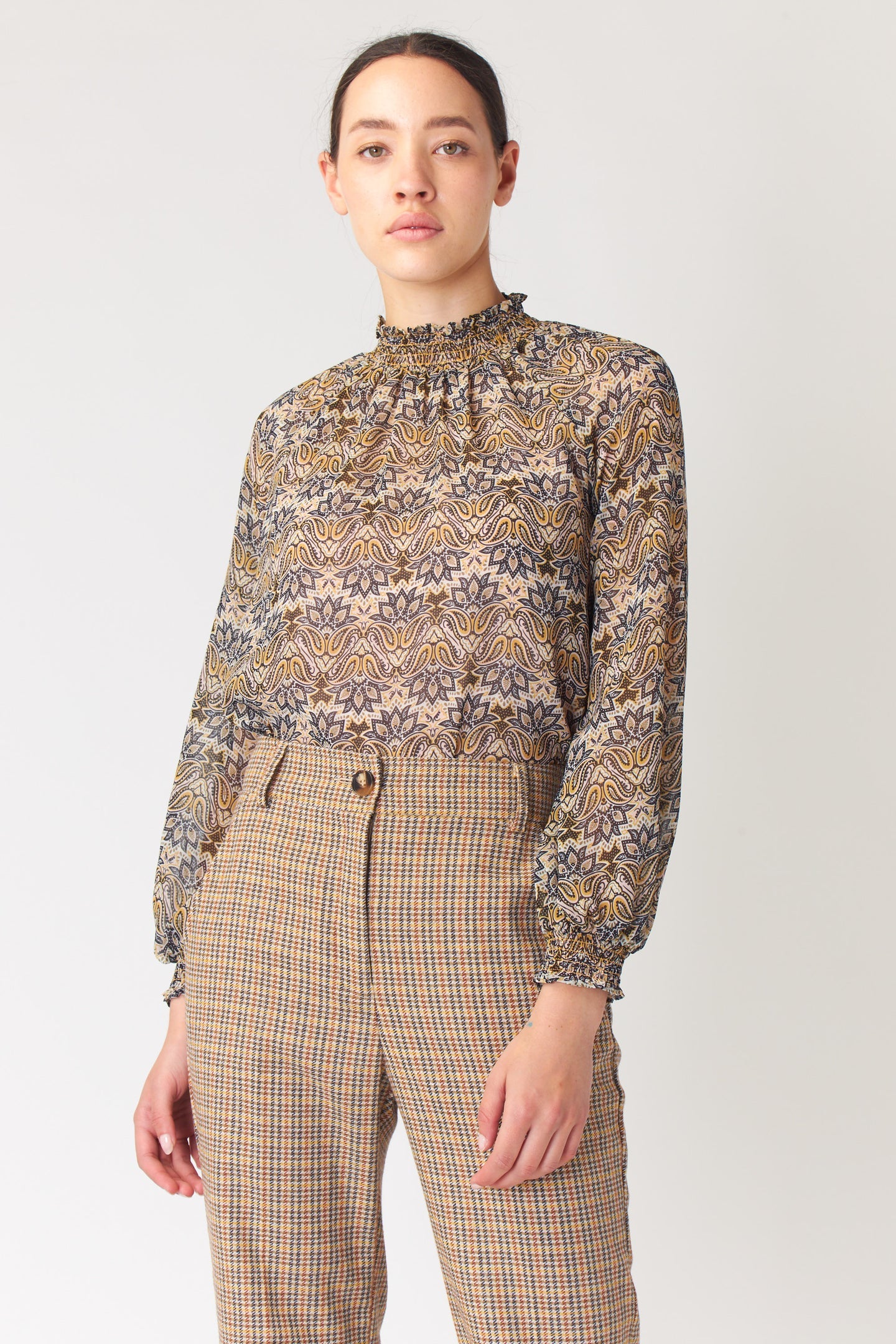 Kate Sylvester | Paisley Top - Gold
