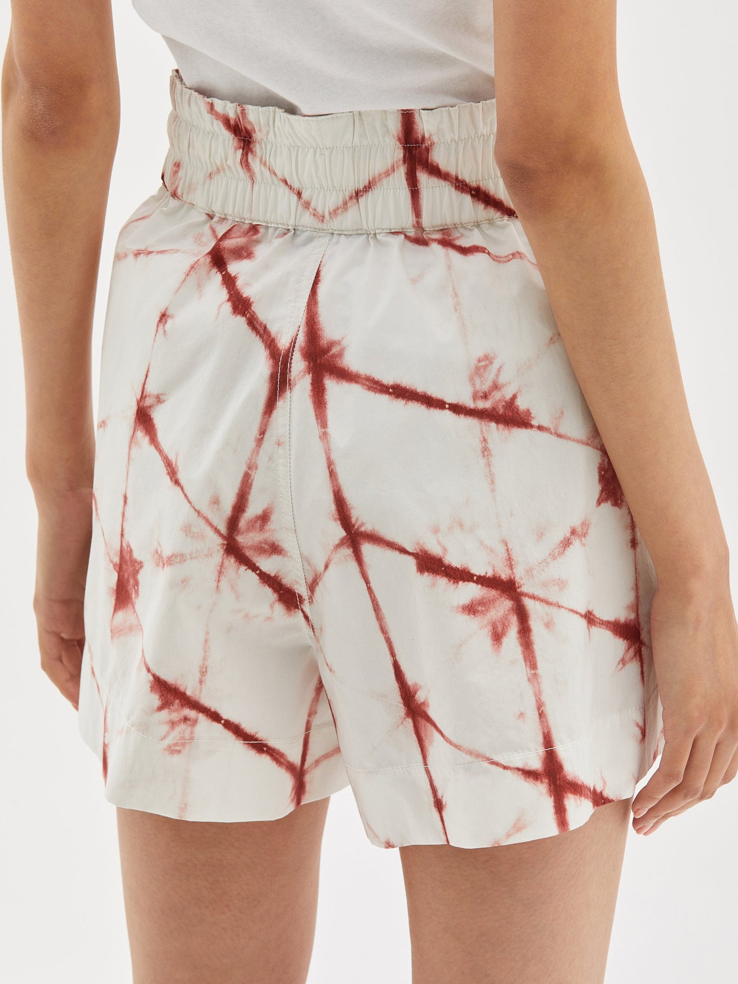 Bassike | Printed Cotton Boxer Short - Redwood