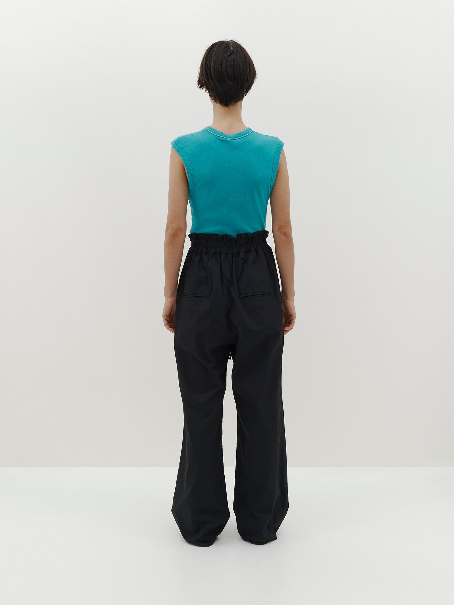 Bassike | Organic Cotton Weekend Pant - Black