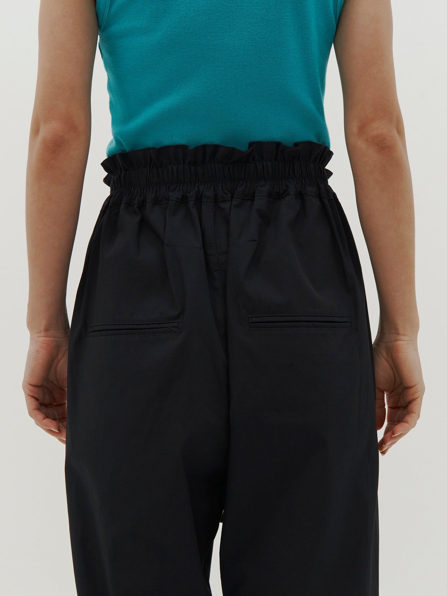 Bassike | Organic Cotton Weekend Pant - Black