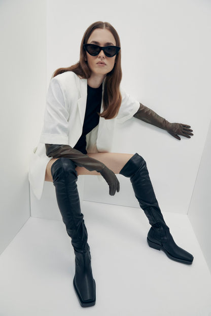 Rebe | Paris Over-The-Knee Boot - Black