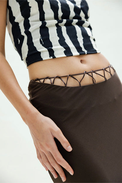 Musier Paris | Santorin Skirt - Brown