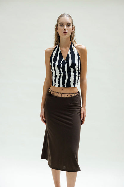 Musier Paris | Santorin Skirt - Brown