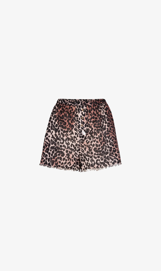 Love Stories | Sunday Cover Up Short - Leopard