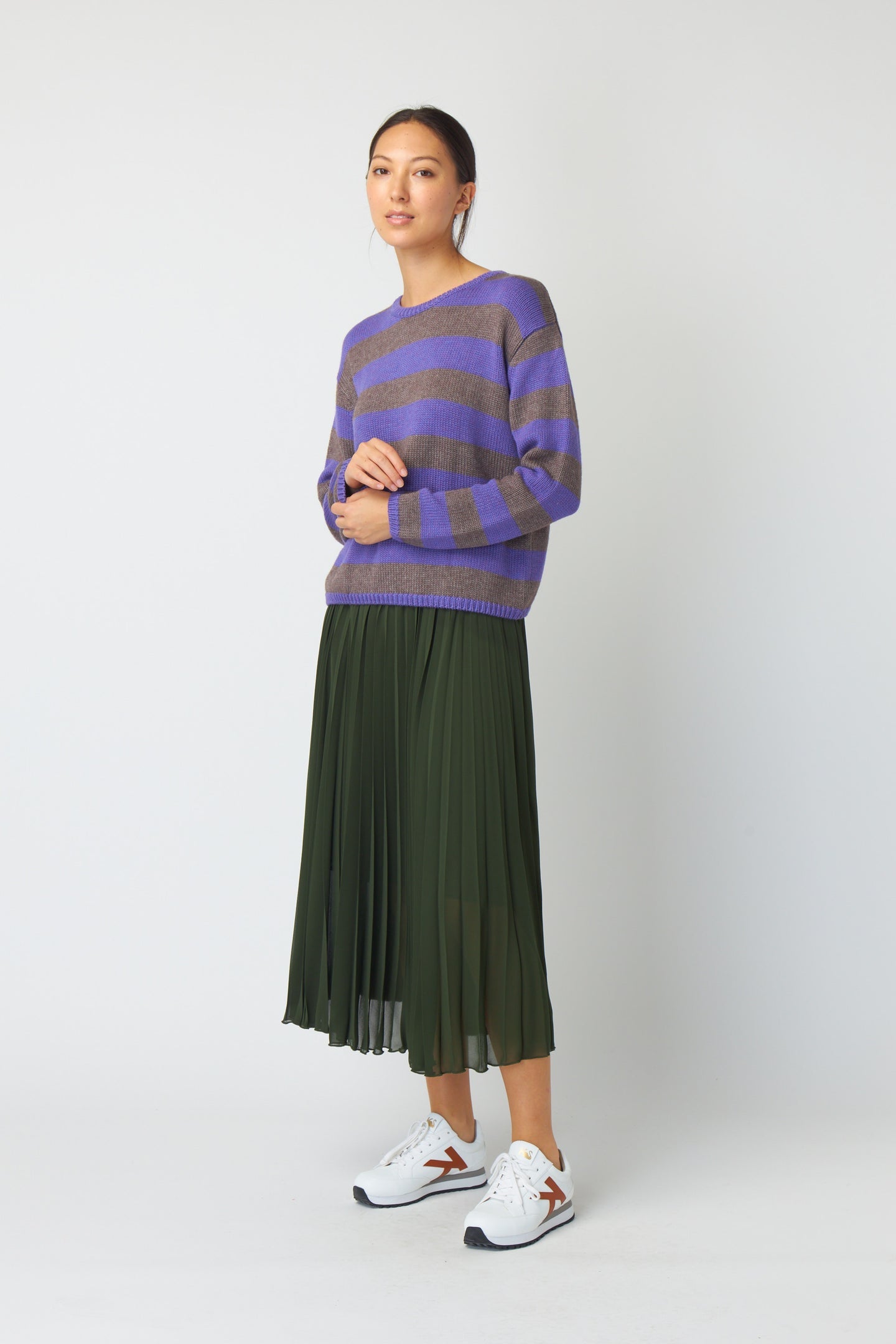 Kate Sylvester | Woolly Stripe Jumper - Violet