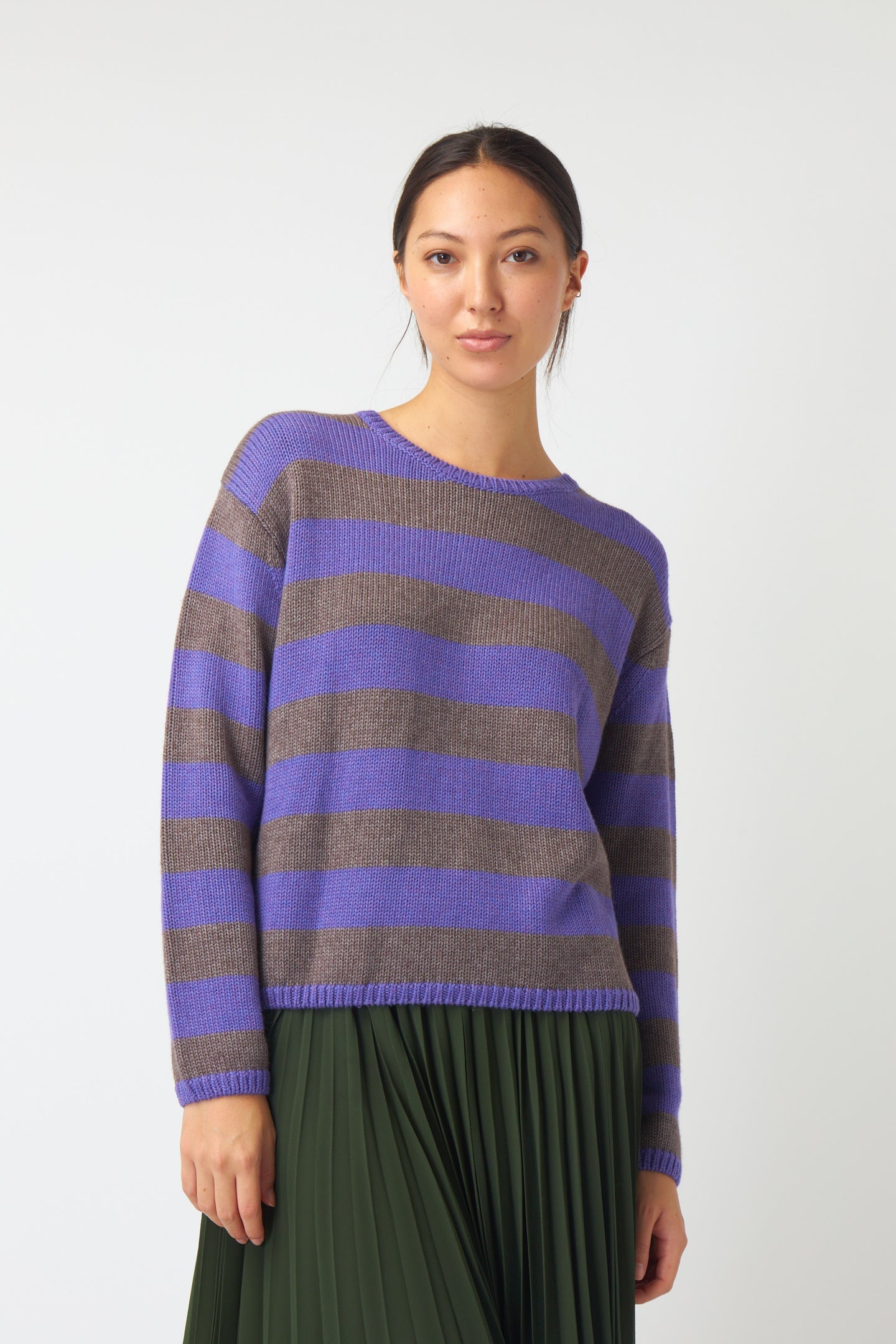 Kate Sylvester | Woolly Stripe Jumper - Violet