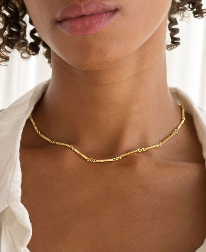 Zoe & Morgan | Ameena Chain 40cm - 22k Gold Plate