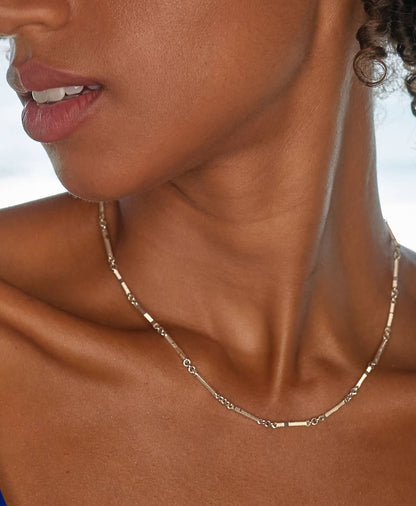 Zoe & Morgan | Ameena Chain 40cm - Silver