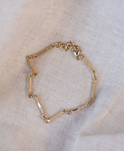 Zoe & Morgan | Ameena Bracelet - 22k Gold Plate