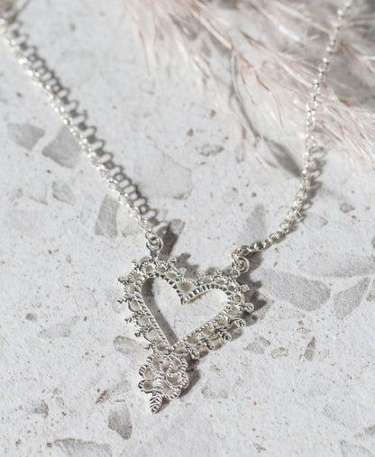 Zoe & Morgan | Gypsy Love Necklace - Silver