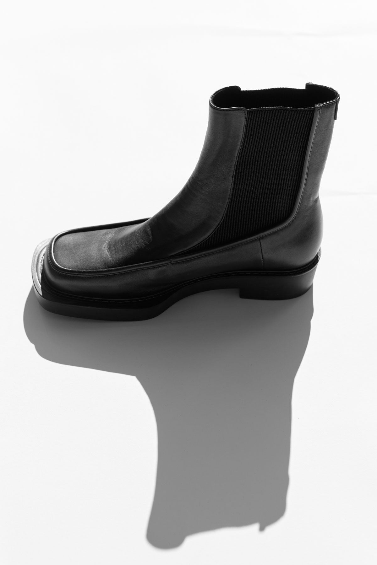 St Agni | Square Boot - Black